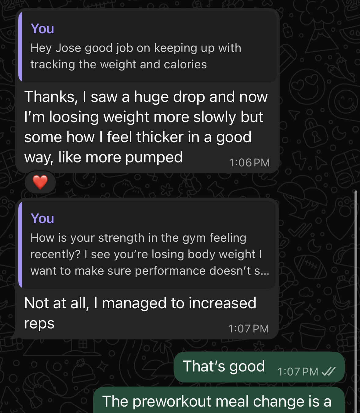 Client result